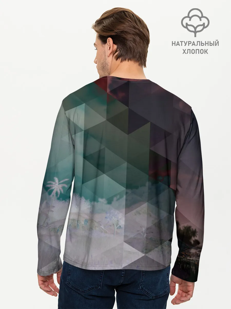 Мужской лонгслив базовый / FarCry polygon