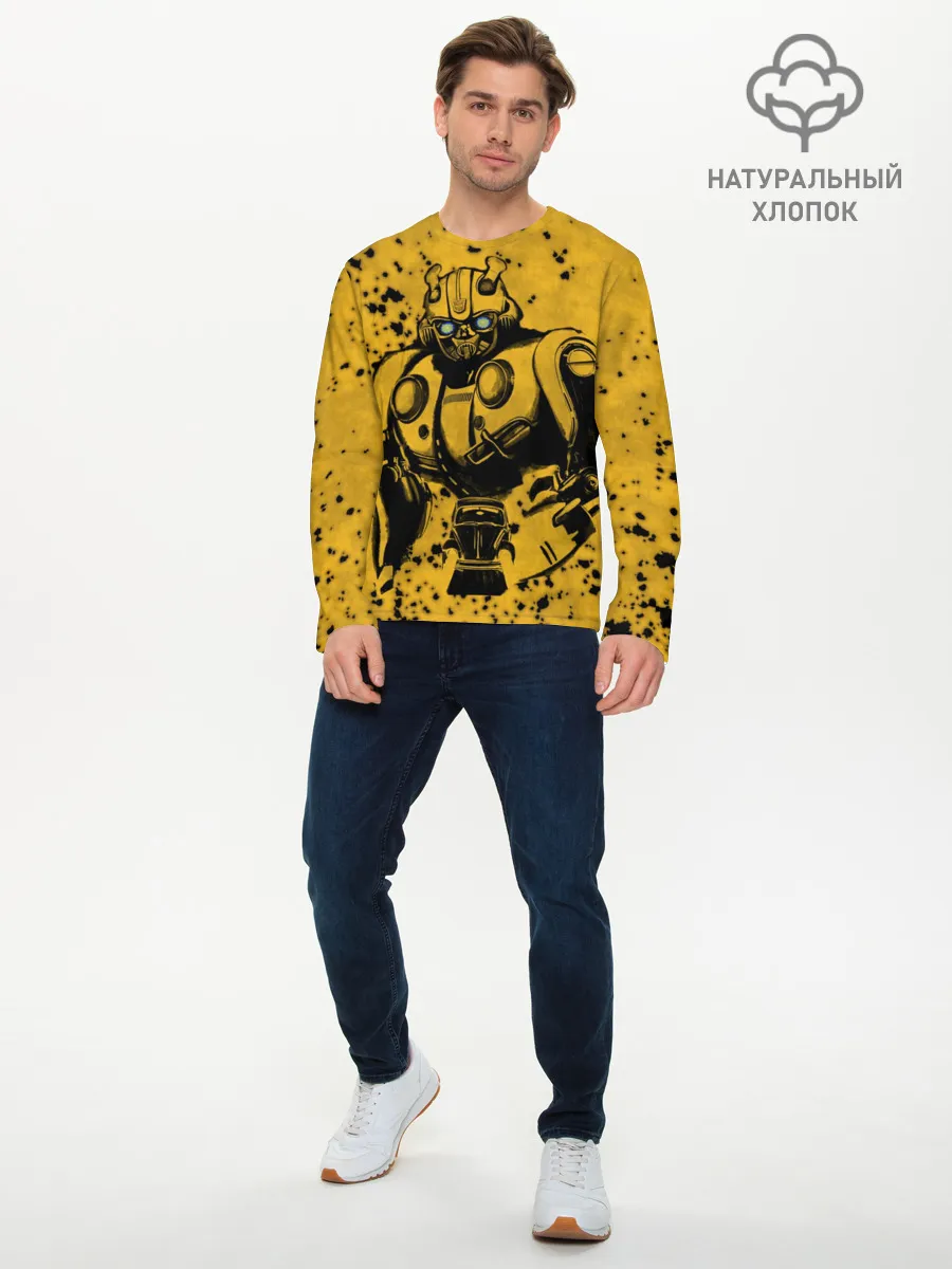 Мужской лонгслив базовый / Bumblebee