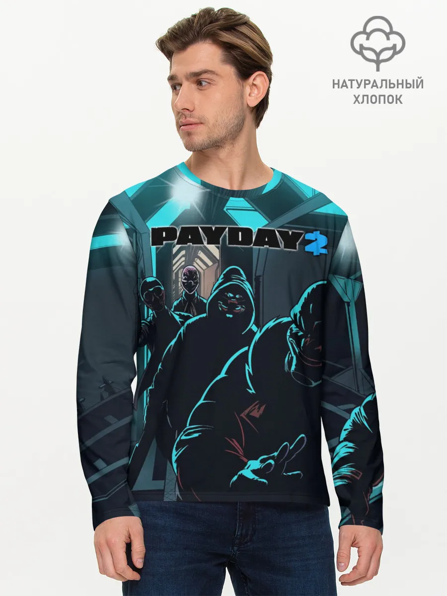 Мужской лонгслив базовый / Payday 2