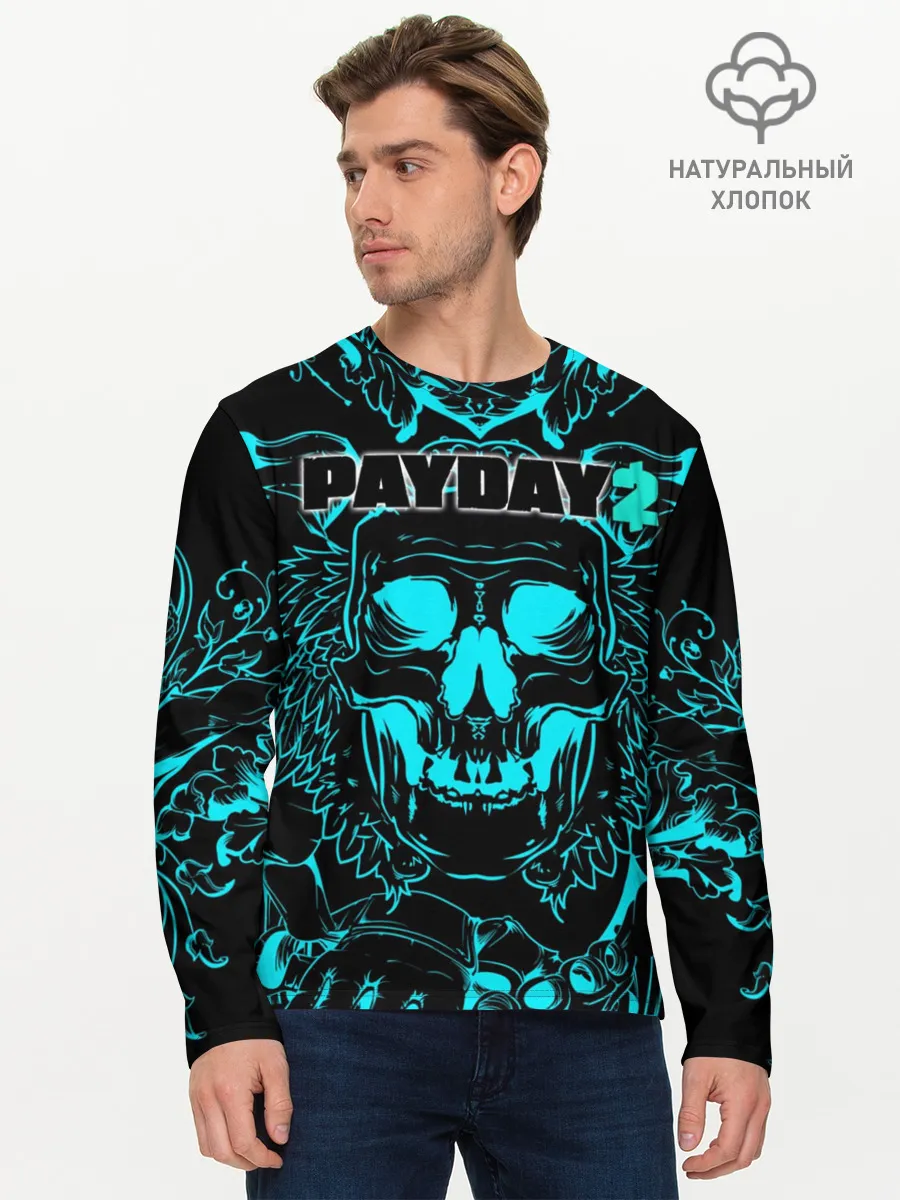 Мужской лонгслив базовый / Payday 2