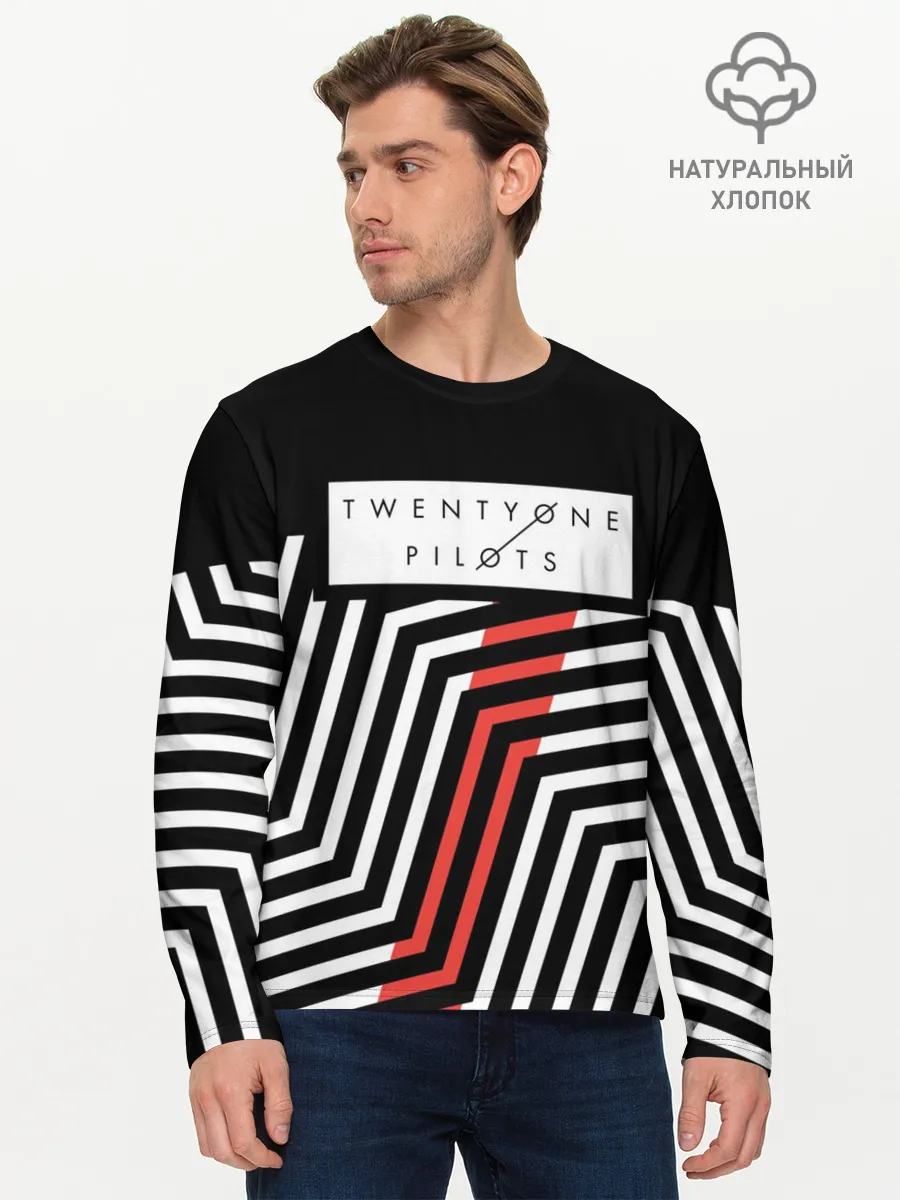 Мужской лонгслив базовый / Twenty One Pilots - Blurryface
