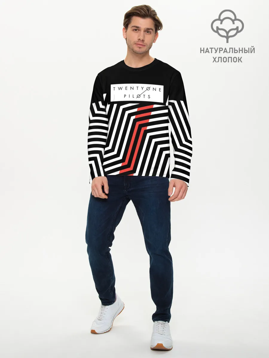 Мужской лонгслив базовый / Twenty One Pilots - Blurryface