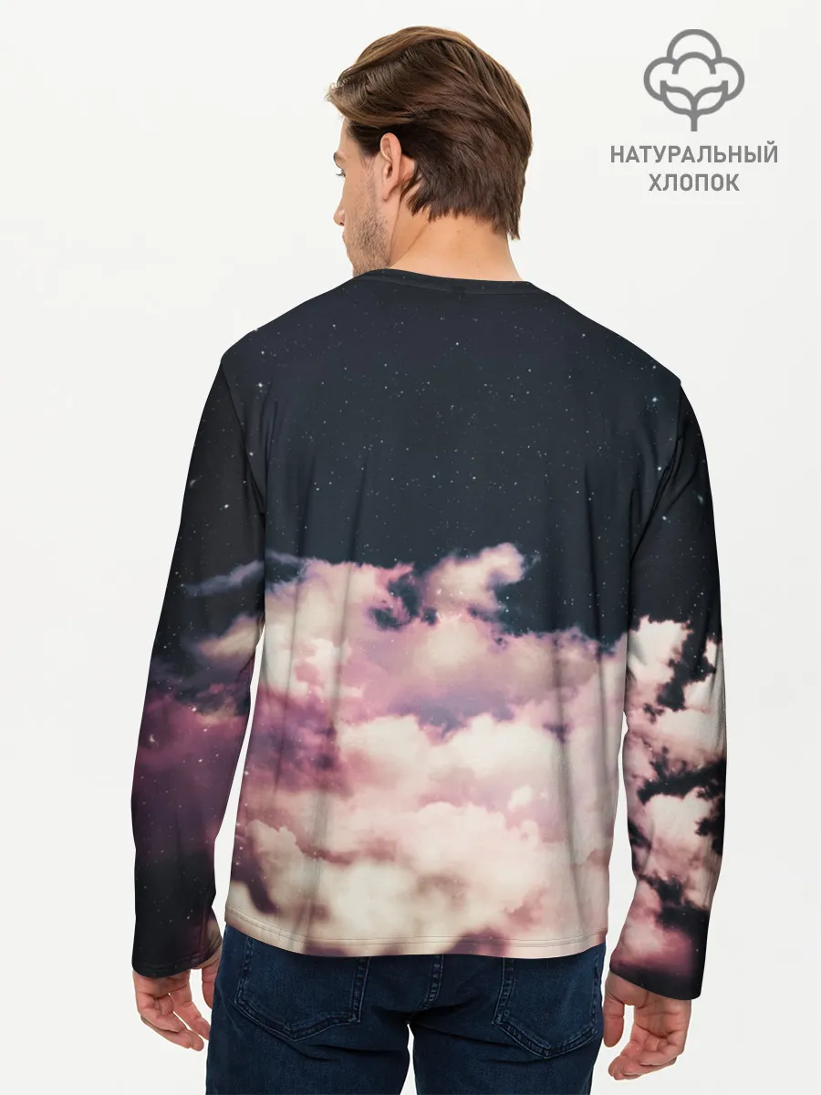 Мужской лонгслив базовый / Marshmallow