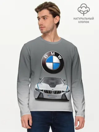 Мужской лонгслив базовый / BMW Vision