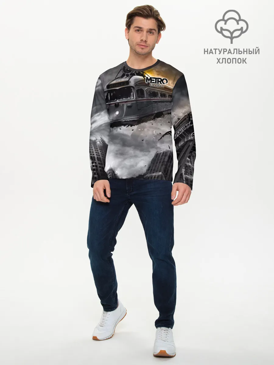 Мужской лонгслив базовый / Metro Exodus