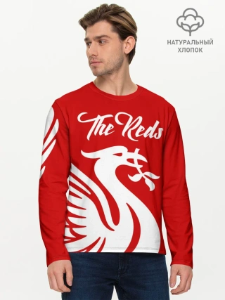 Мужской лонгслив базовый / Ливерпуль