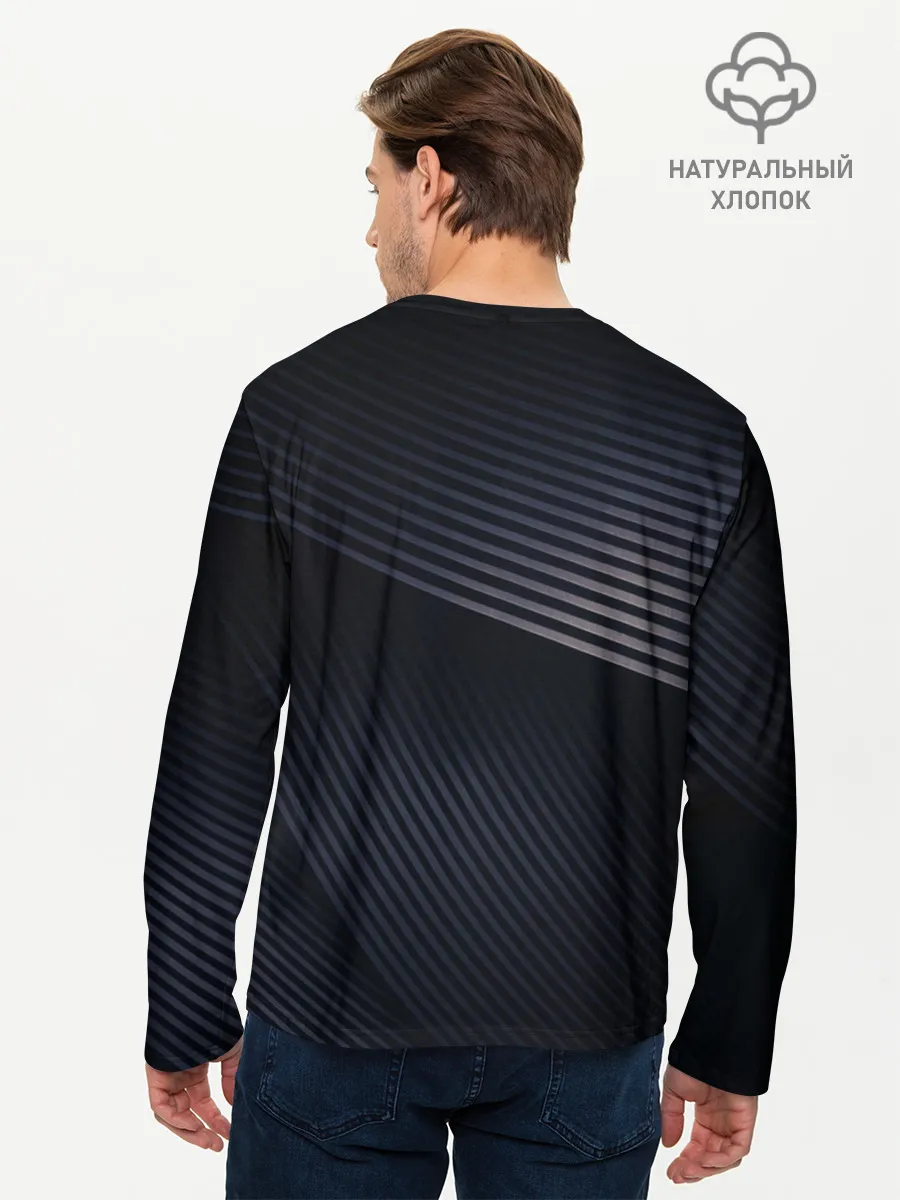 Мужской лонгслив базовый / BATTLEFIELD