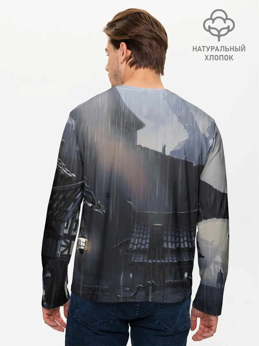 Мужской лонгслив базовый / The Witcher 3: Wild Hunt