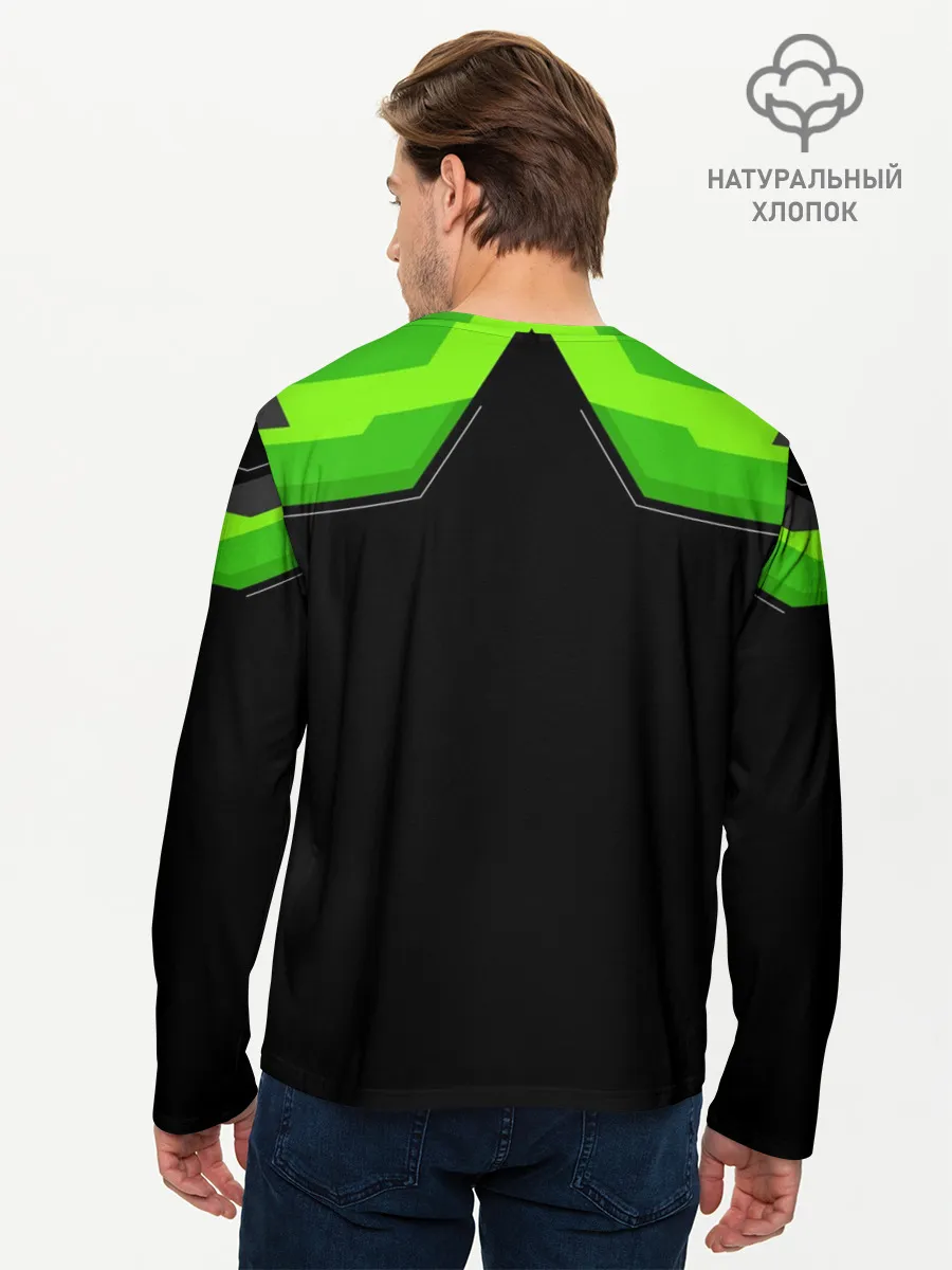 Мужской лонгслив базовый / Kawasaki club