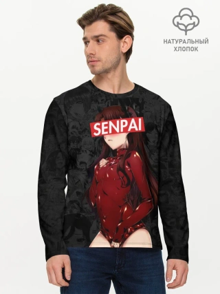 Мужской лонгслив базовый / Anime