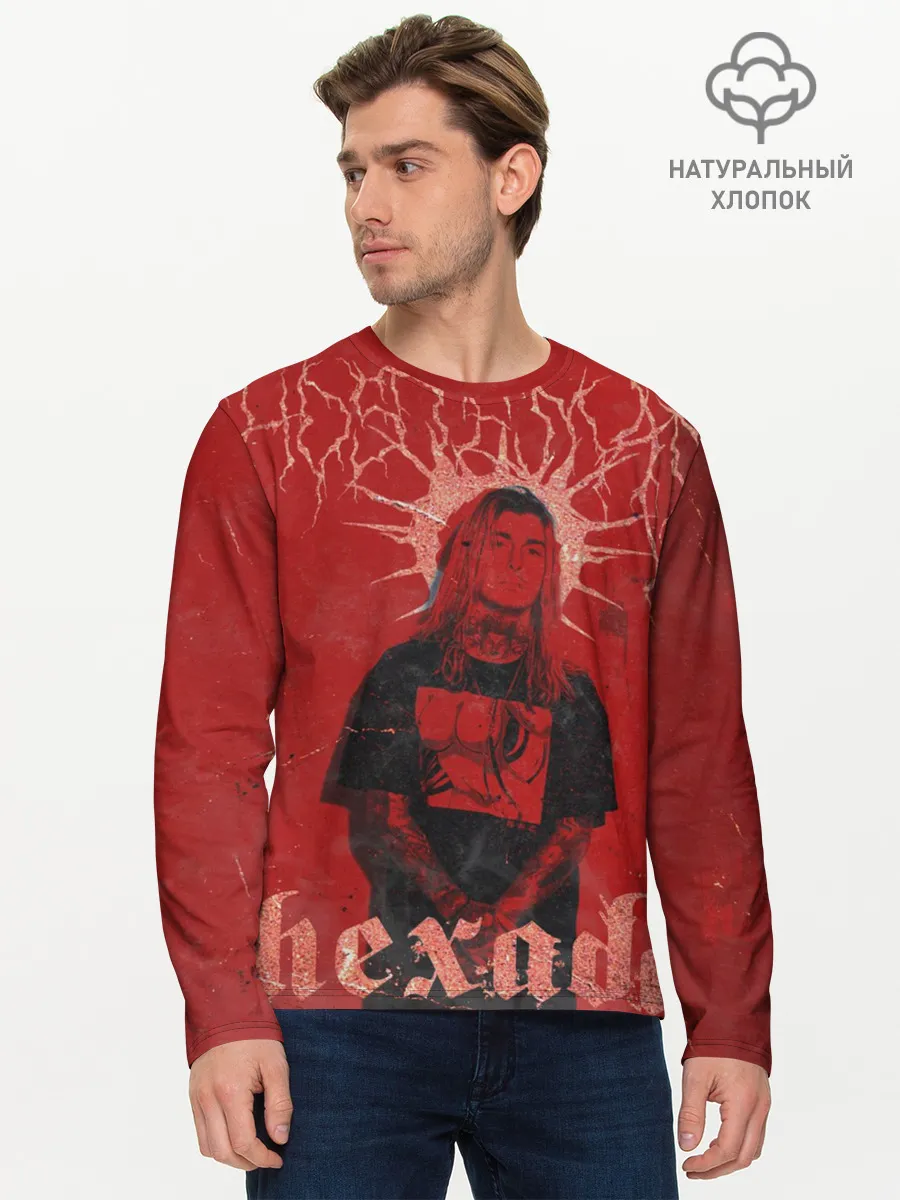 Мужской лонгслив базовый / Ghostemane Hexada