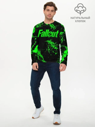 Мужской лонгслив базовый / Токсический Fallout 2