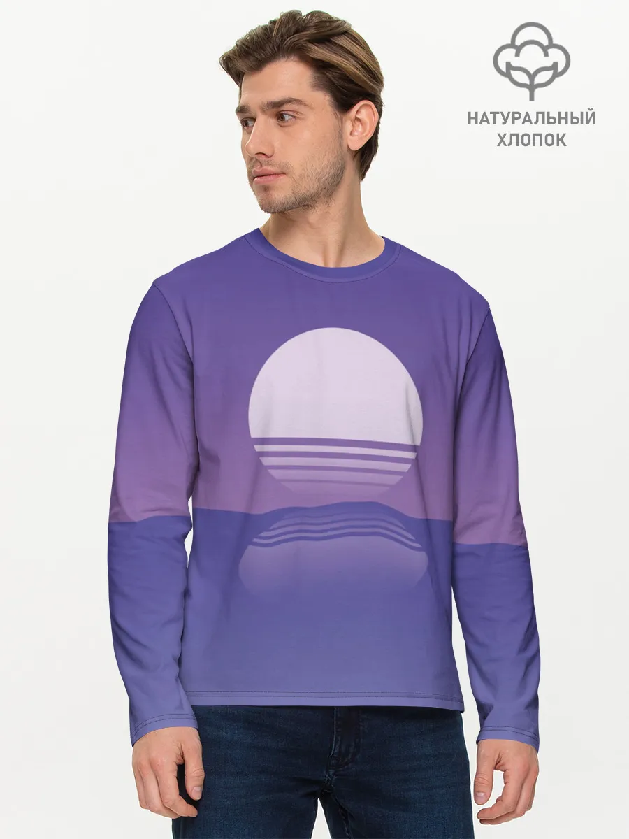 Мужской лонгслив базовый / Come back down