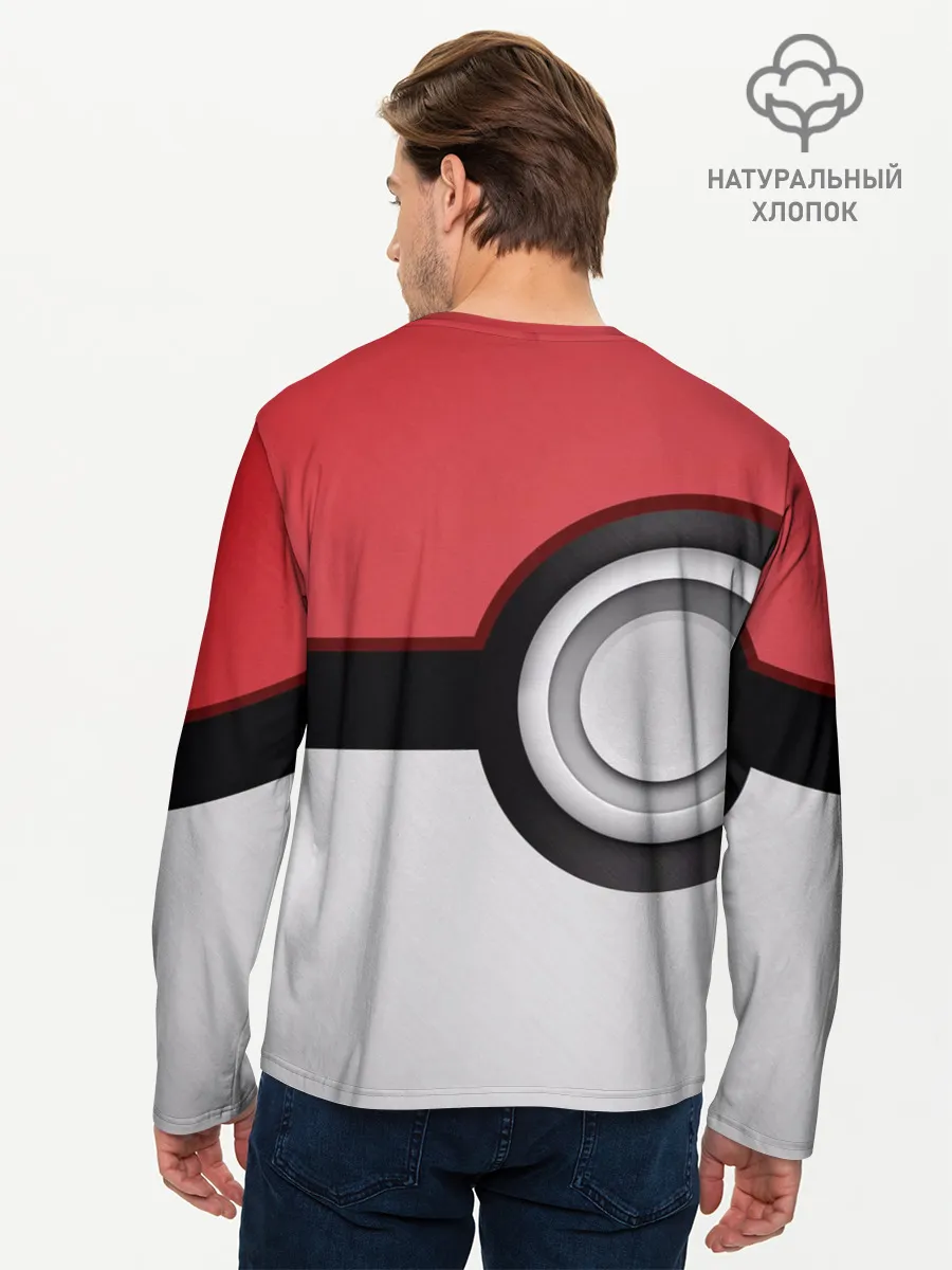 Мужской лонгслив базовый / Pokemon GO