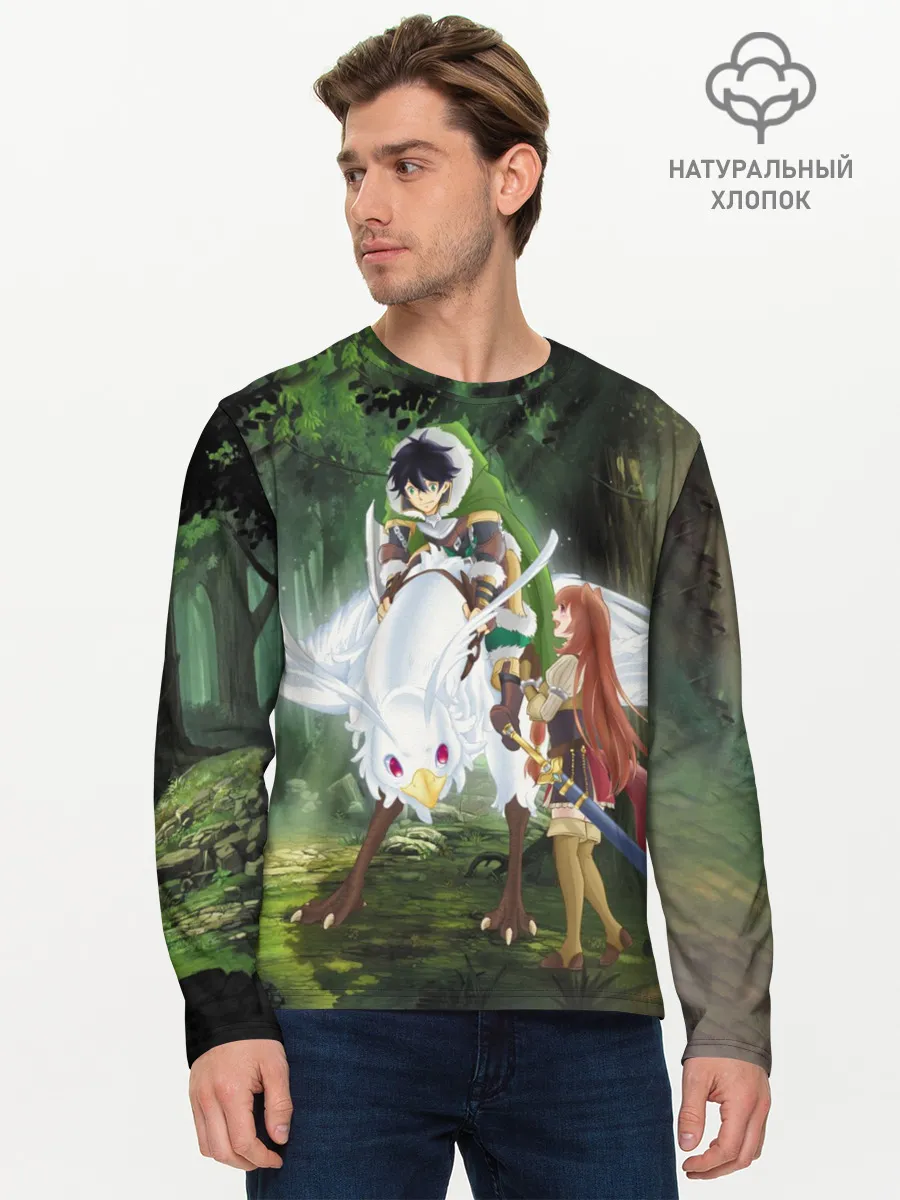 Мужской лонгслив базовый / The Rising of the Shield Hero