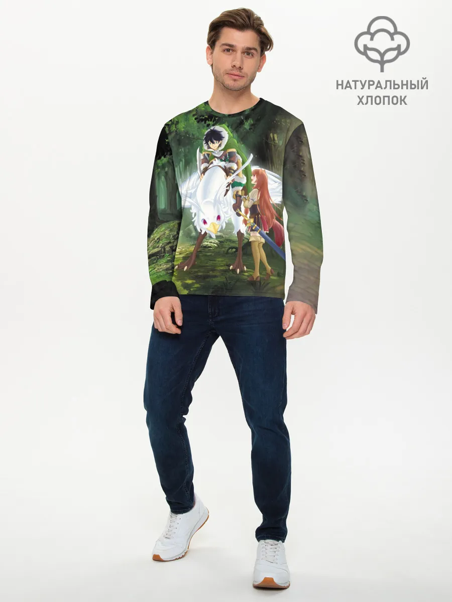 Мужской лонгслив базовый / The Rising of the Shield Hero