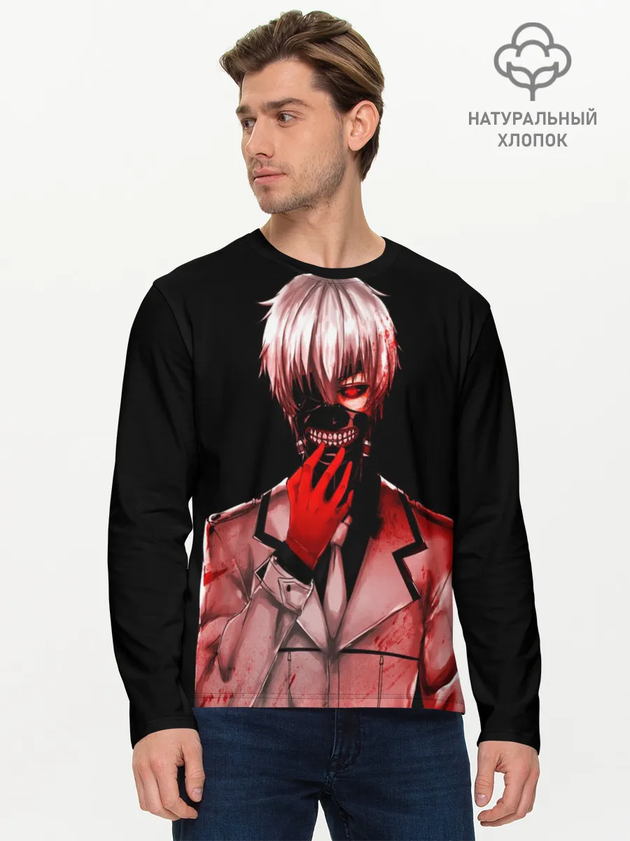 Мужской лонгслив базовый / Канеки Кен