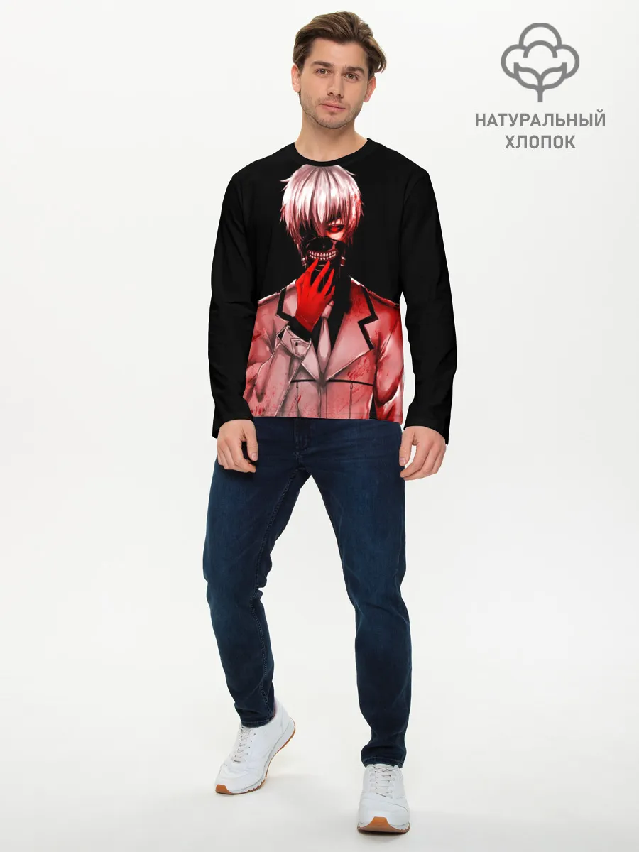 Мужской лонгслив базовый / Канеки Кен