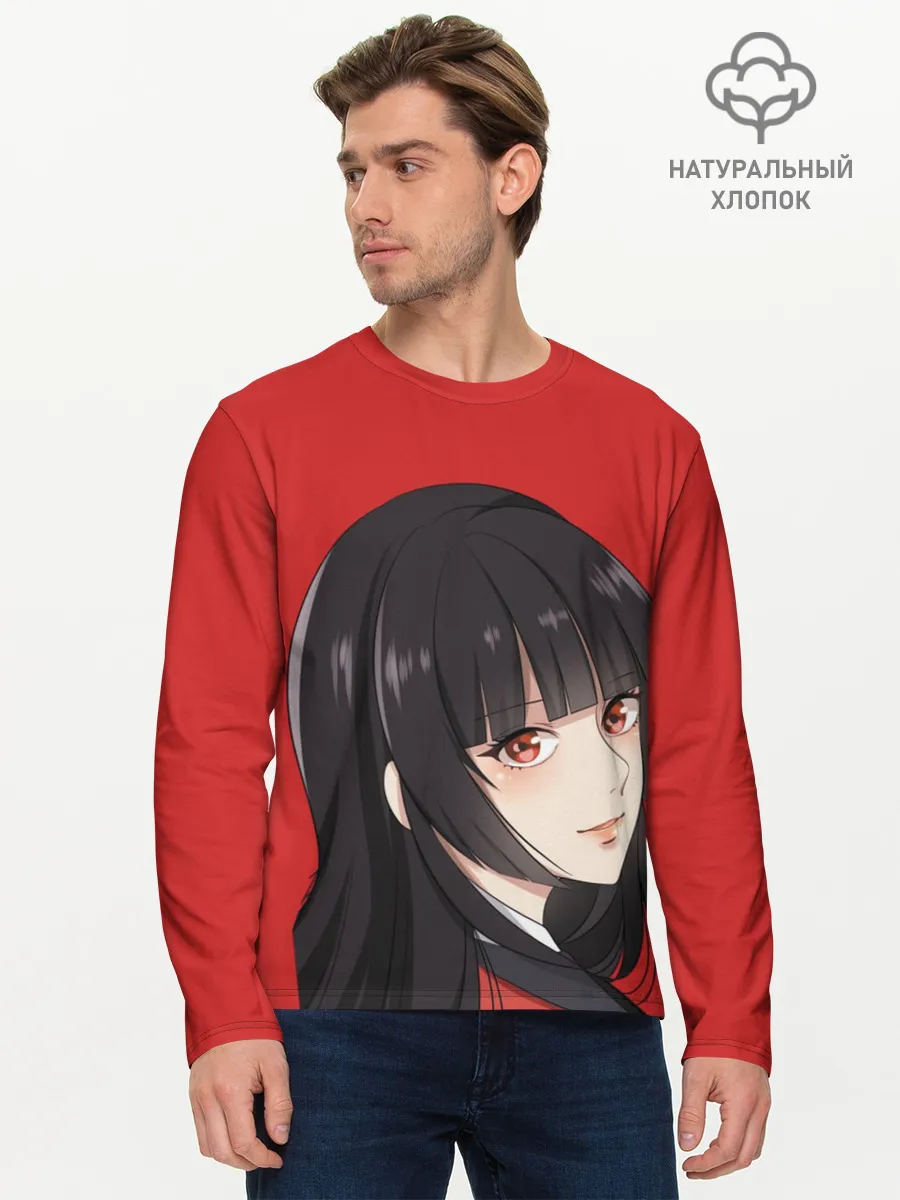 Мужской лонгслив базовый / Kakegurui Red