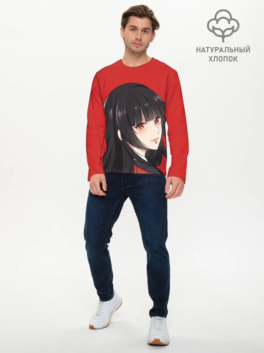 Мужской лонгслив базовый / Kakegurui Red