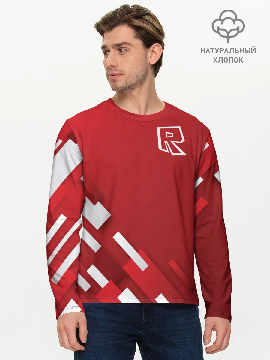 Мужской лонгслив базовый / Roblox