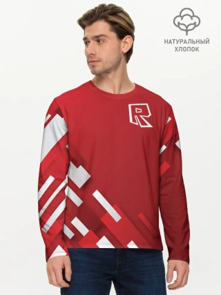 Мужской лонгслив базовый / Roblox