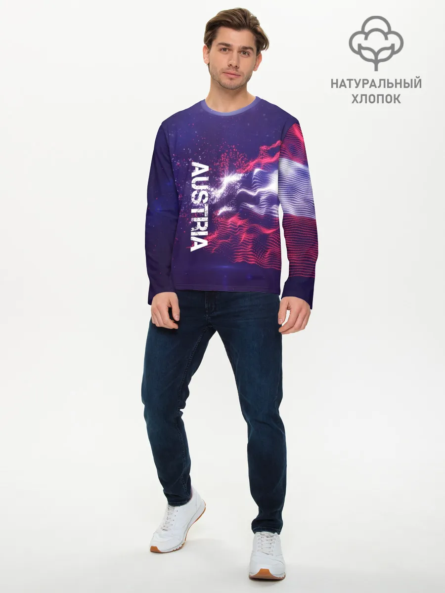 Мужской лонгслив базовый / Austria