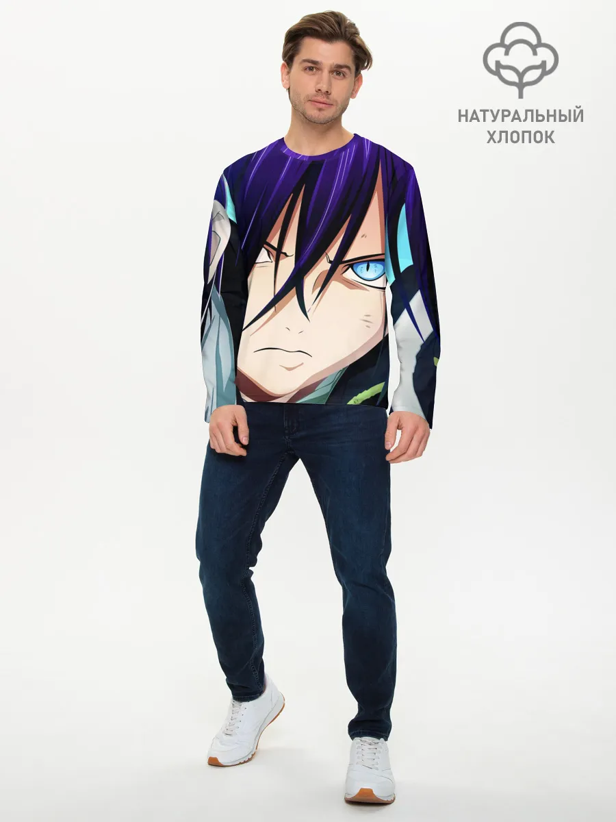 Мужской лонгслив базовый / Yato from Noragami