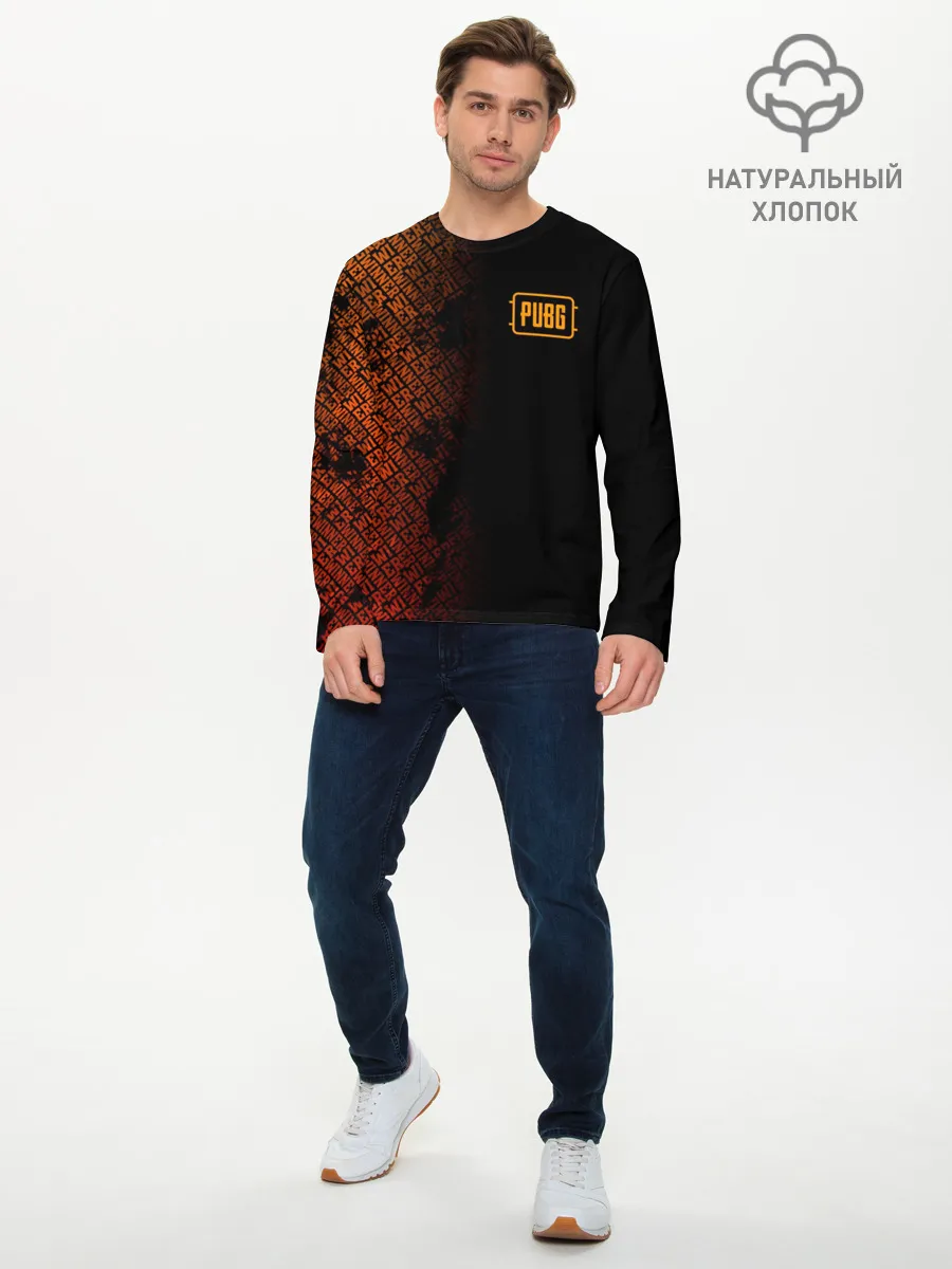 Мужской лонгслив базовый / PUBG