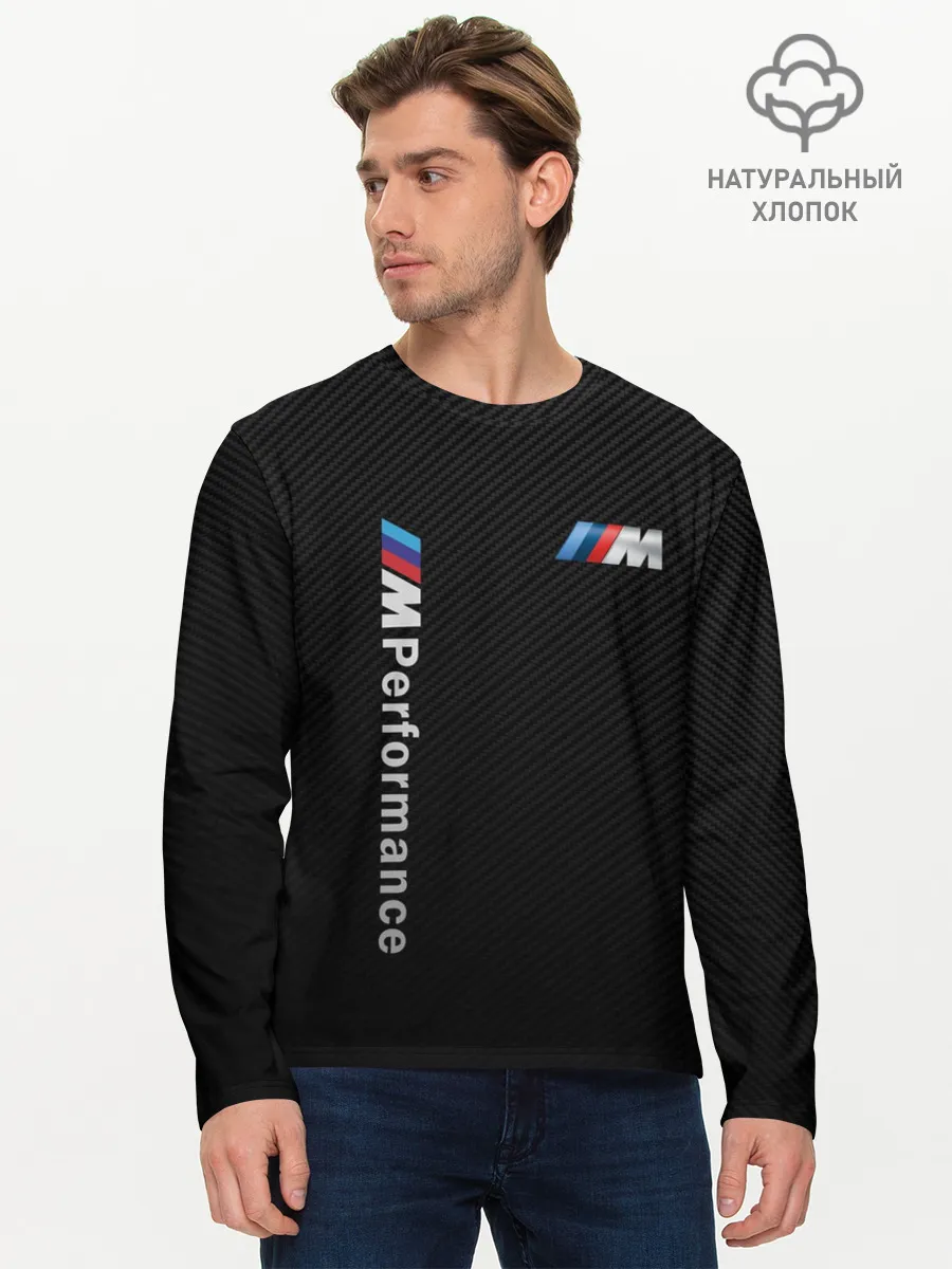 Мужской лонгслив базовый / BMW M PERFORMANCE
