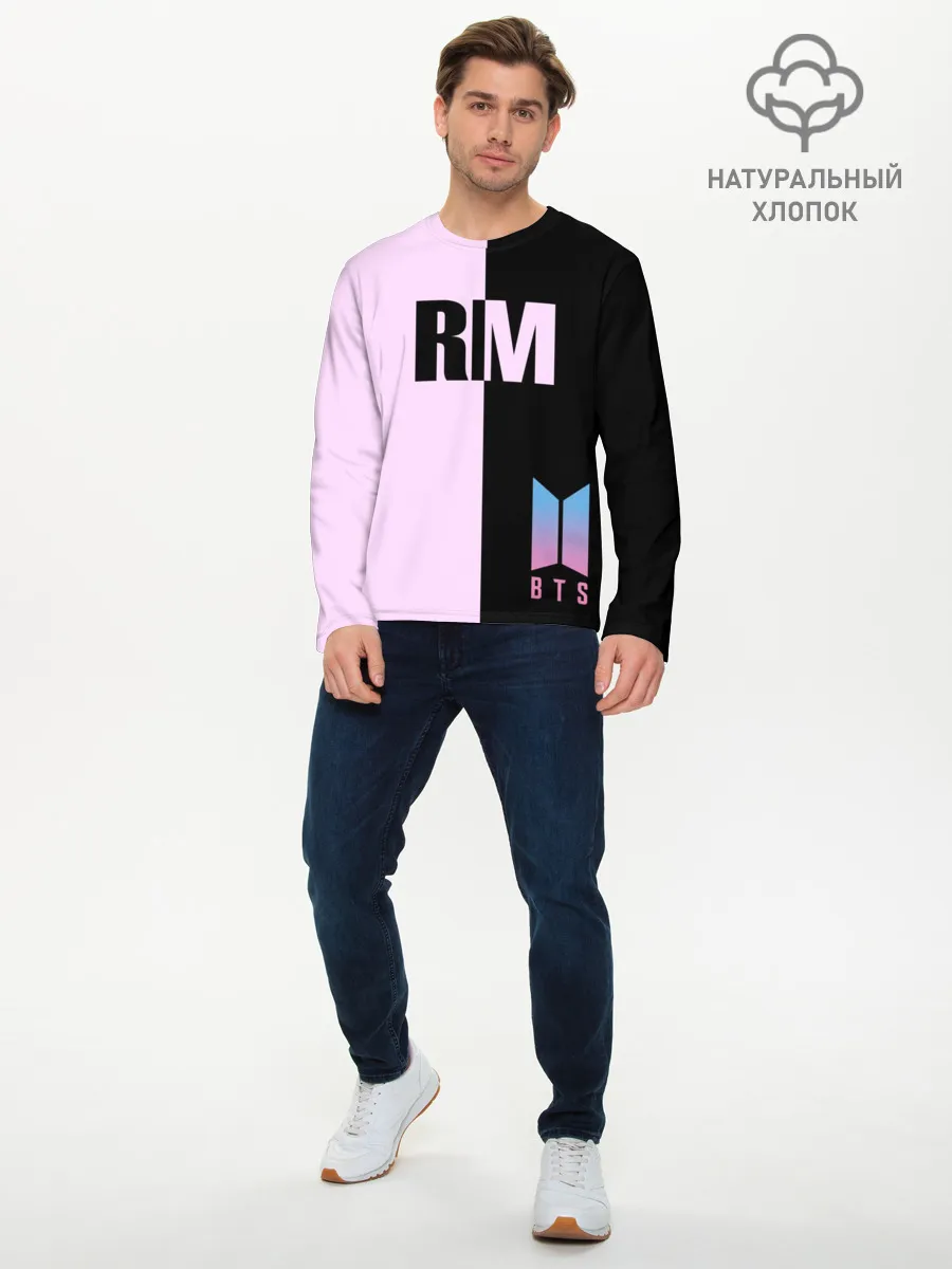Мужской лонгслив базовый / BTS RM