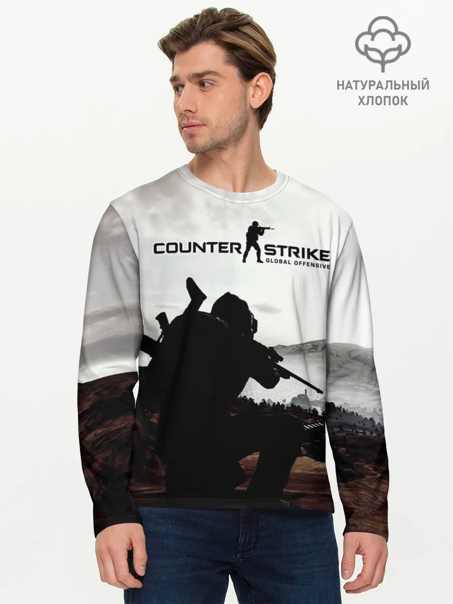 Мужской лонгслив базовый / CS:GO