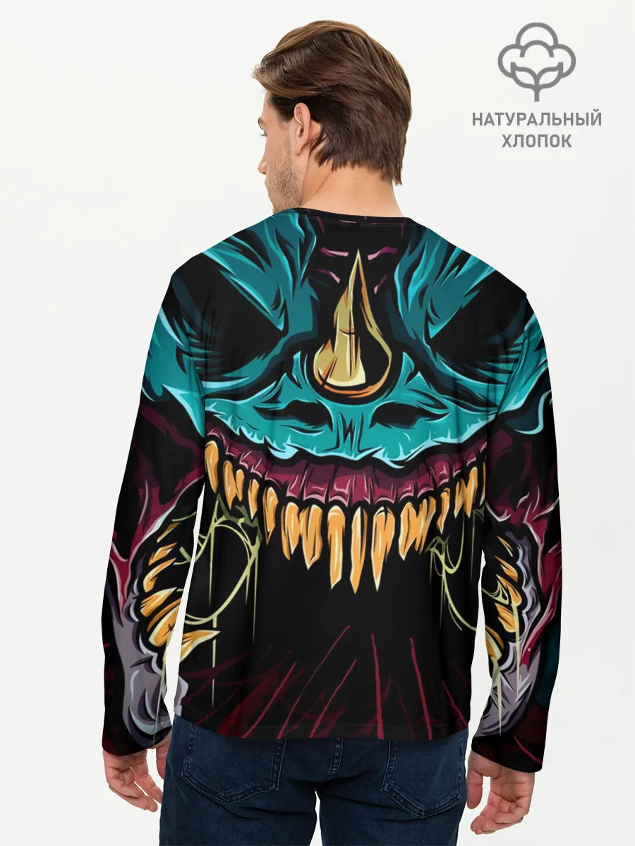 Мужской лонгслив базовый / CS GO hyper beast skin