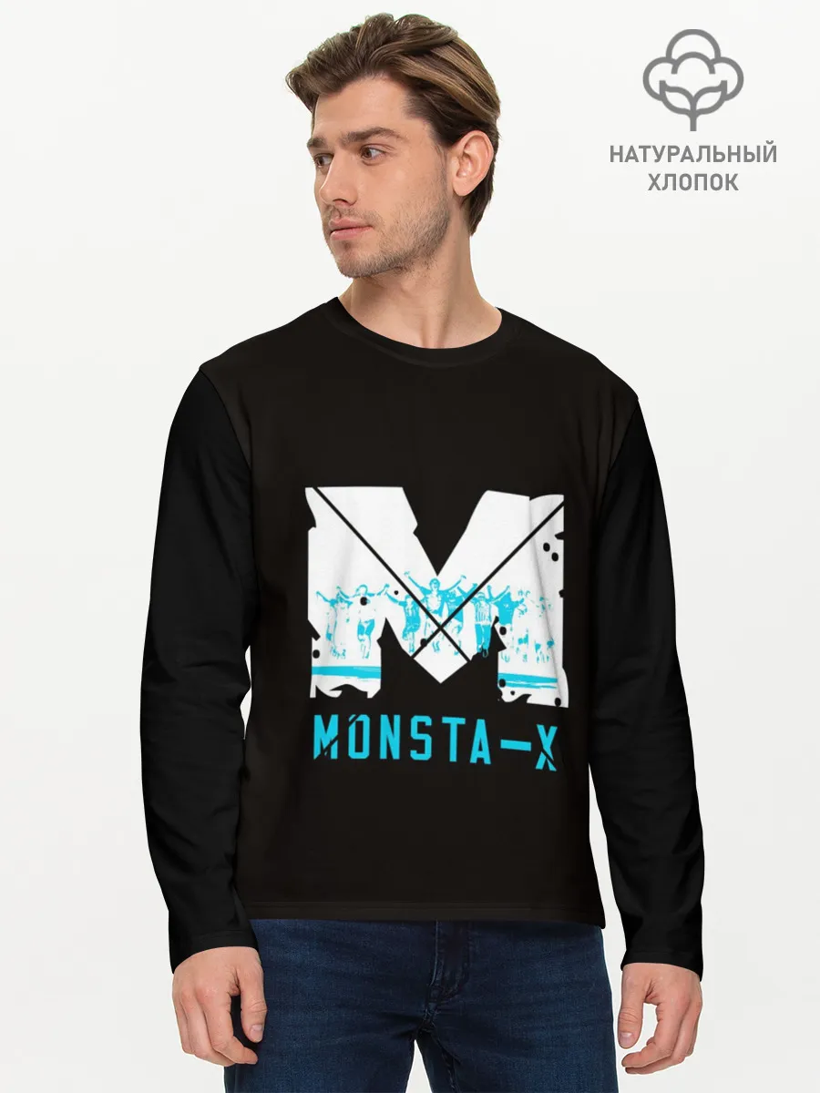 Мужской лонгслив базовый / MONSTA X