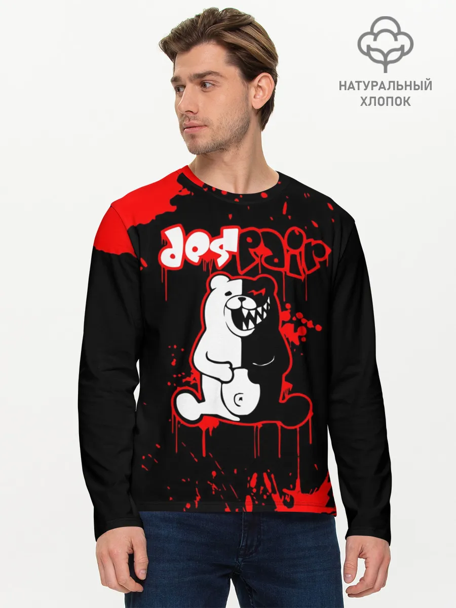 Мужской лонгслив базовый / MONOKUMA Despair