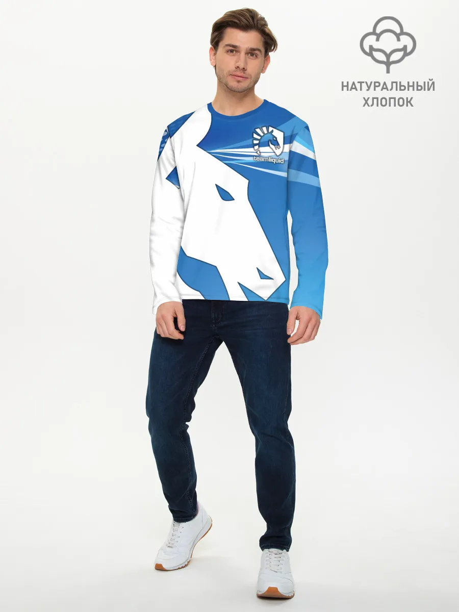 Мужской лонгслив базовый / Team Liquid