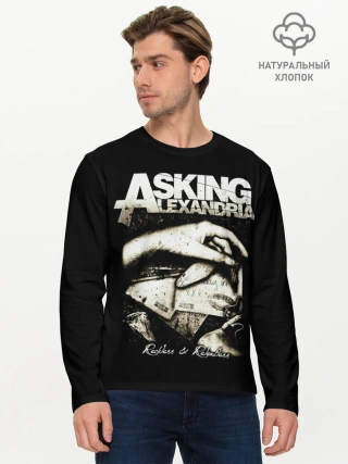 Мужской лонгслив базовый / Asking Alexandria