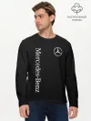 Мужской лонгслив базовый / MERCEDES BENZ CARBON