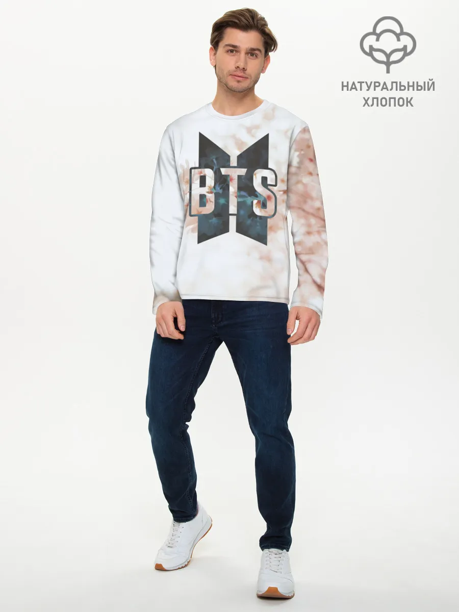 Мужской лонгслив базовый / BTS SAKURA