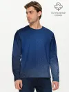 Мужской лонгслив базовый / Сеть