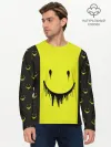 Мужской лонгслив базовый / Смайлик