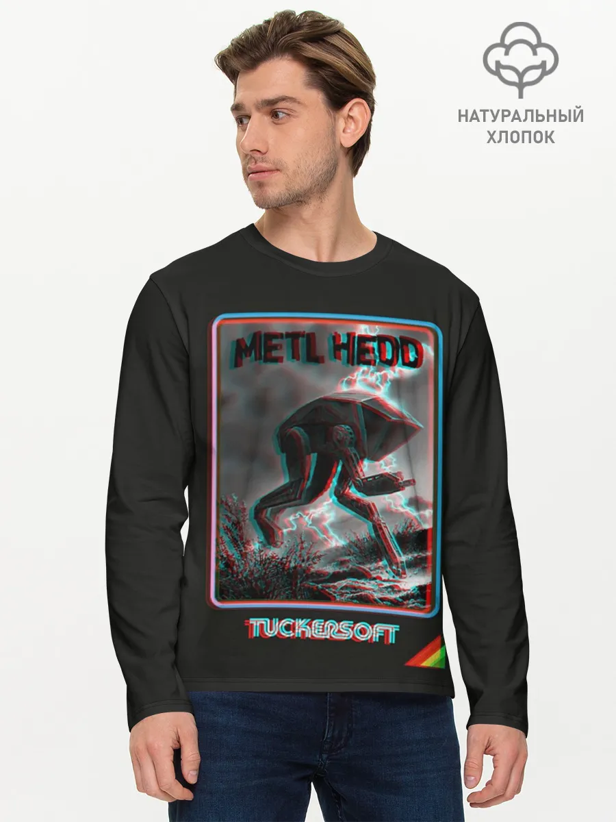 Мужской лонгслив базовый / Bandersnatch