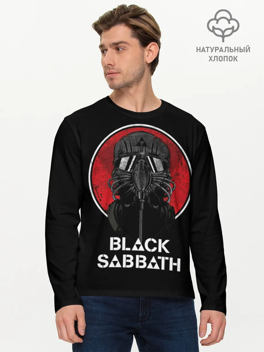 Мужской лонгслив базовый / Black Sabbath