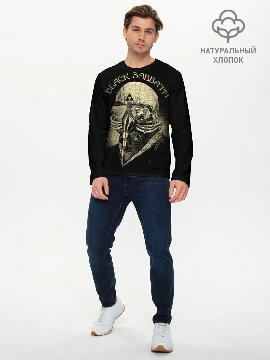 Мужской лонгслив базовый / Black Sabbath