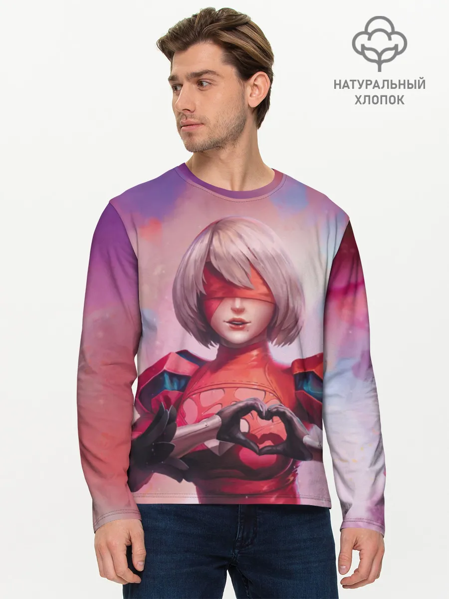 Мужской лонгслив базовый / NieR