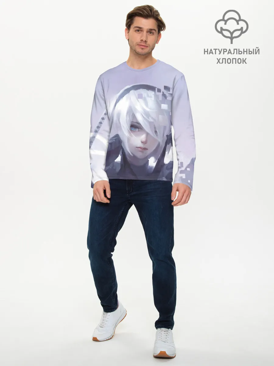 Мужской лонгслив базовый / NieR: Automata