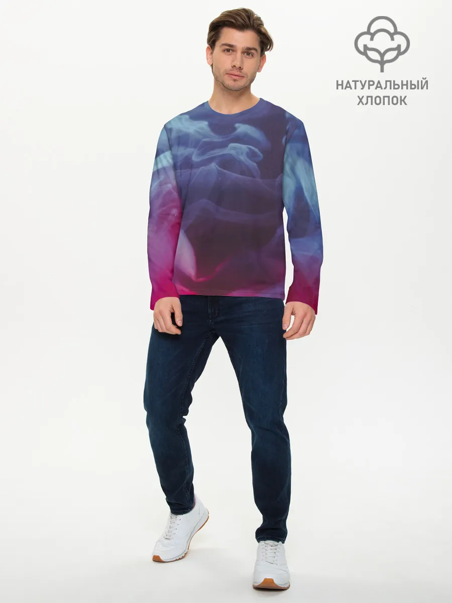 Мужской лонгслив базовый / Футболка Smoke