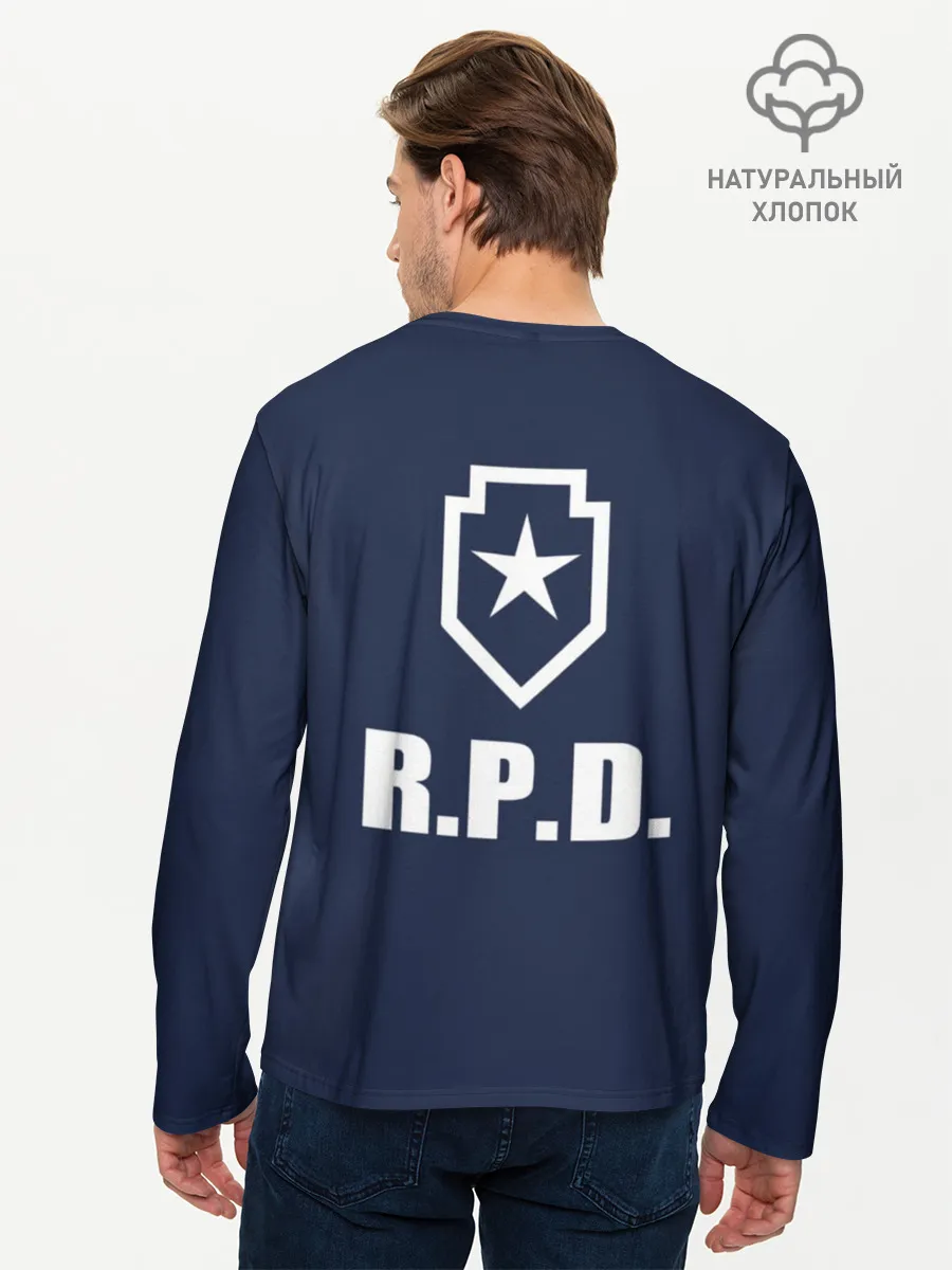 Мужской лонгслив базовый / R.P.D. LEON S.KENNEDY