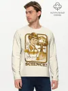 Мужской лонгслив базовый / Science