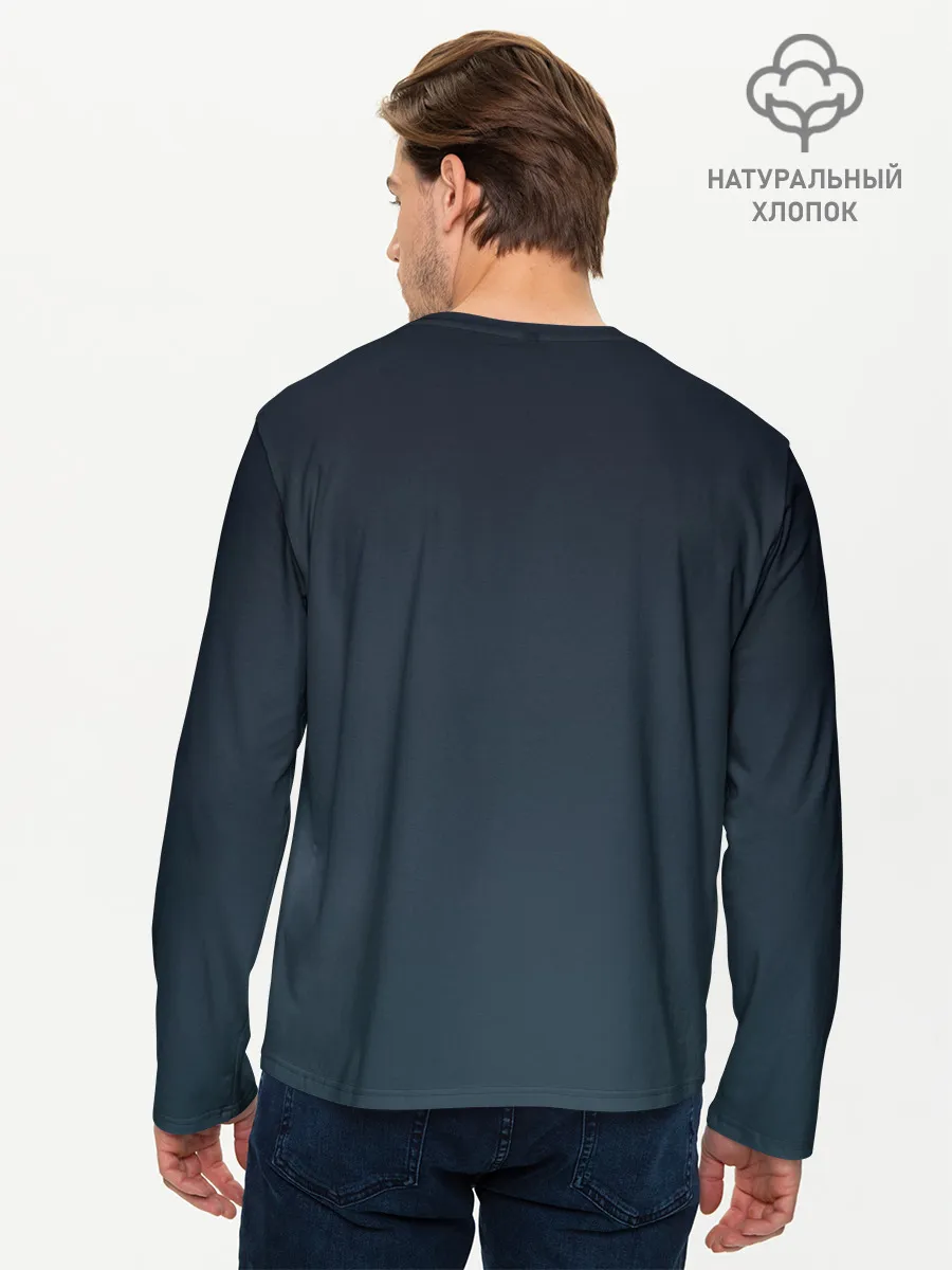 Мужской лонгслив базовый / Маленький принц с лисой